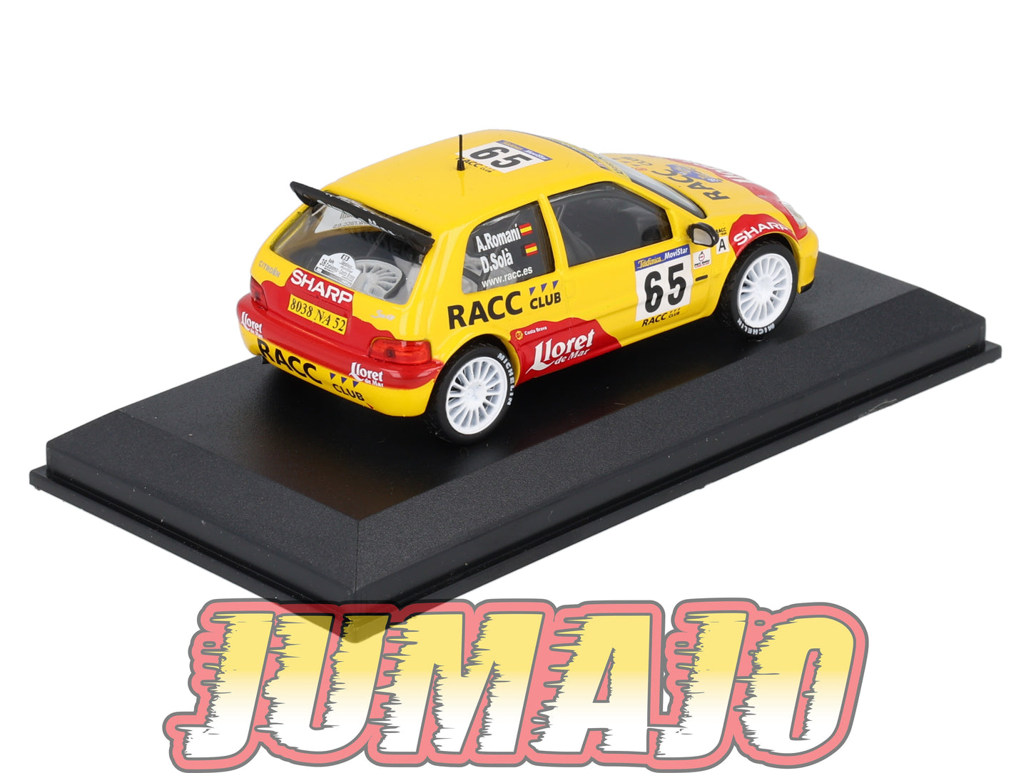 RCA6 voiture 1/43 IXO Altaya Rallye : CITROEN Saxo S1600 D.Sola 2002 #65