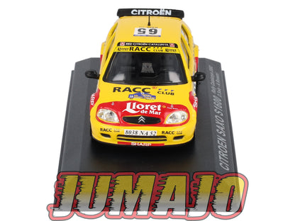 RCA6 voiture 1/43 IXO Altaya Rallye : CITROEN Saxo S1600 D.Sola 2002 #65