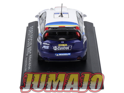 RCA8 voiture 1/43 IXO Altaya Rallye : FORD Focus WRC #4 2003 M.Martin