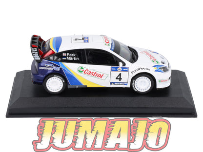 RCA8 voiture 1/43 IXO Altaya Rallye : FORD Focus WRC #4 2003 M.Martin