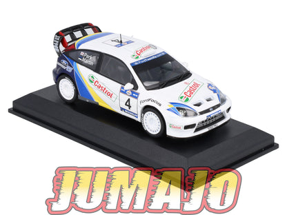 RCA8 voiture 1/43 IXO Altaya Rallye : FORD Focus WRC #4 2003 M.Martin
