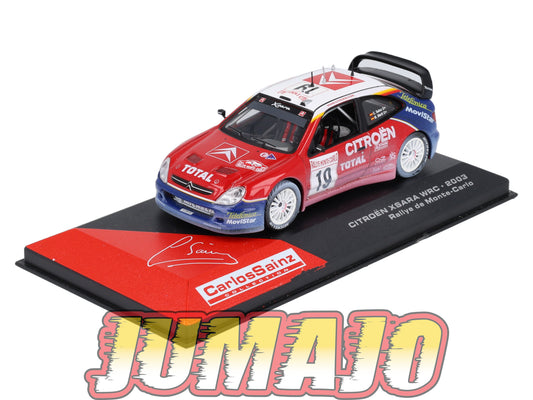 RCS1 voiture 1/43 IXO altaya Rallye C.Sainz : CITROEN Xsara 2003 #19 Monte-Carlo