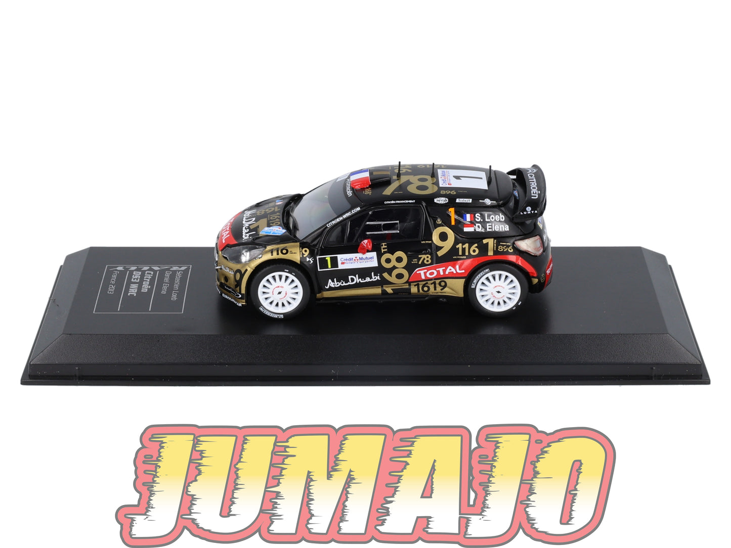 RD18 1/43 IXO Direkt Rallye : CITROËN DS3 WRC France 2013 S.LOEB / D.ELENA