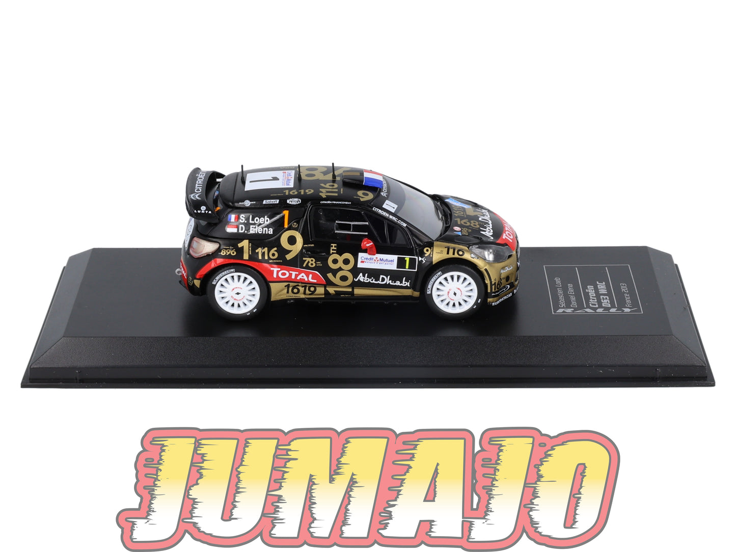 RD18 1/43 IXO Direkt Rallye : CITROËN DS3 WRC France 2013 S.LOEB / D.ELENA