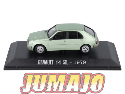 RE15 voiture 1/43 IXO : RENAULT 14 GTL 1979