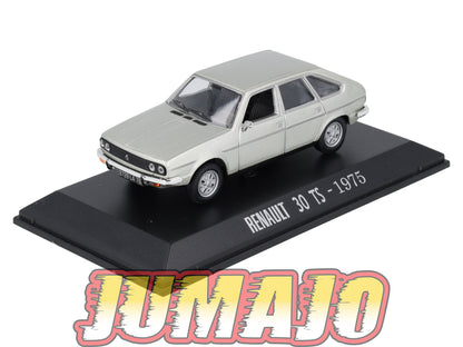 RE17 voiture 1/43 IXO : RENAULT 30 TS 1975