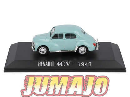 RE3 voiture 1/43 M6 universal hobbies : RENAULT 4CV 1947