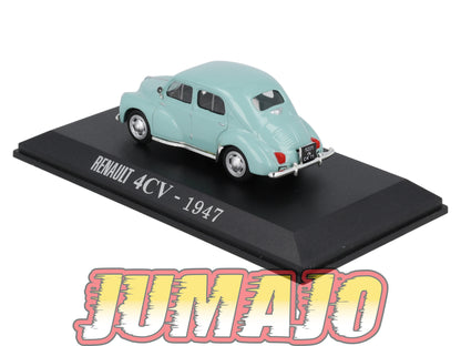 RE3 voiture 1/43 M6 universal hobbies : RENAULT 4CV 1947