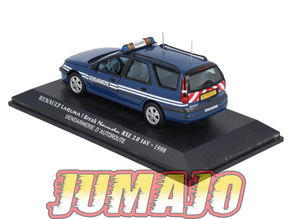 RE67 voiture 1/43 M6 NOREV : RENAULT Laguna Break nevada gendarmerie 1998 OCCASION