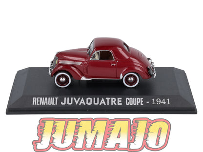 RE74 voiture 1/43 IXO : RENAULT Juvaquatre Coupe 1941