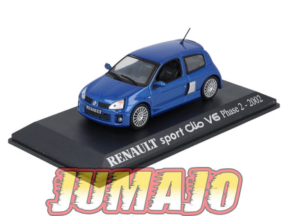 RE82 voiture 1/43 M6 NOREV : RENAULT Sport Clio V6 phase 2 2002 OCCASION