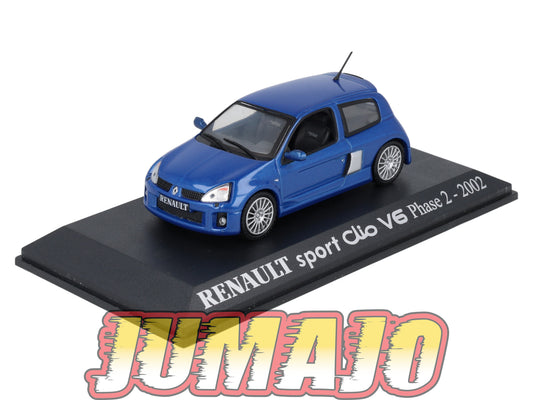 RE82 voiture 1/43 M6 NOREV : RENAULT Sport Clio V6 phase 2 2002 OCCASION