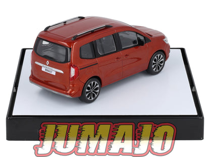 REN84 Voiture 1/43 NOREV RENAULT Kangoo III Particulier Brun Terracotta