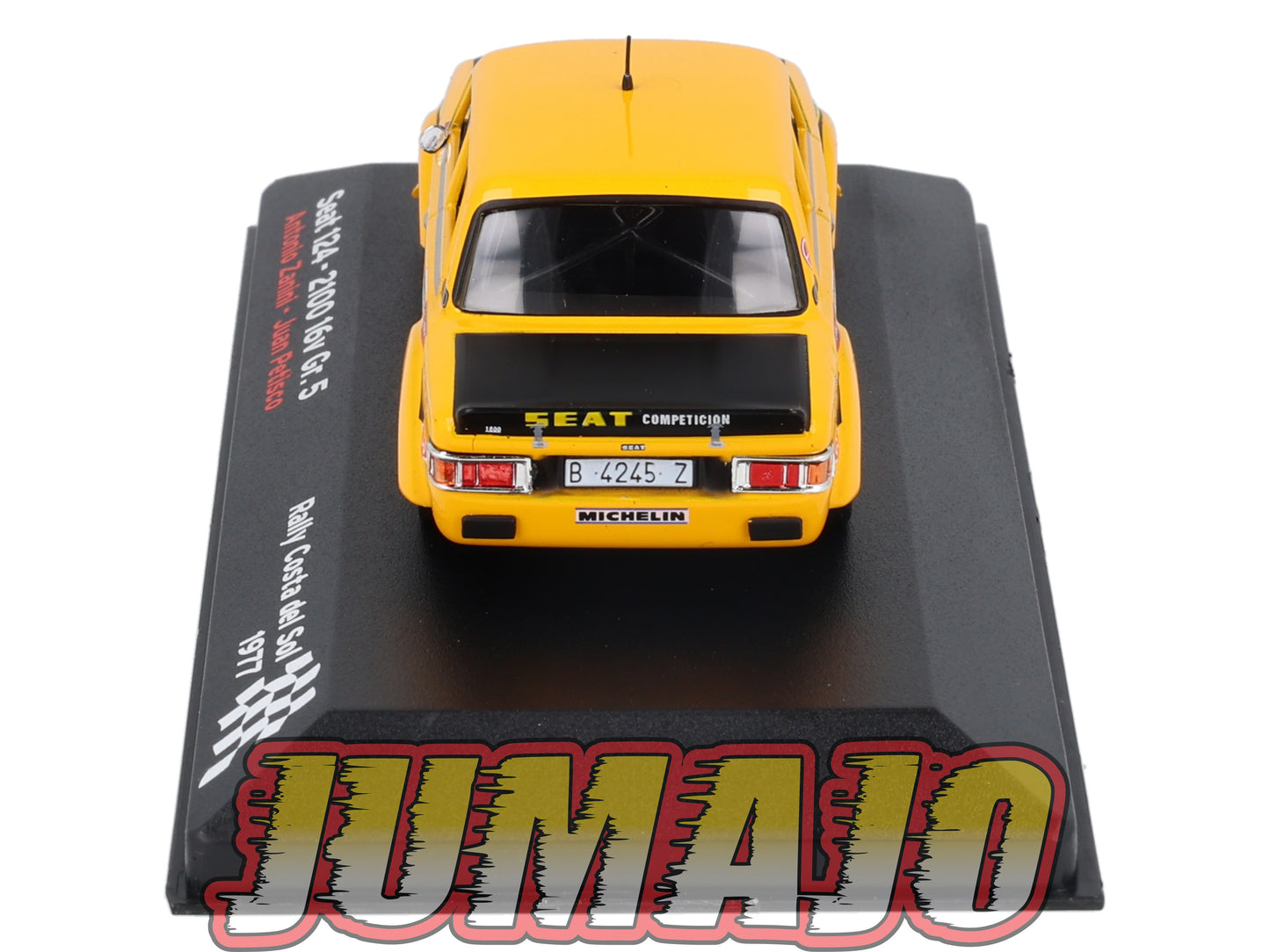 RES13 1/43 IXO Altaya Rallye Espagne SEAT 124 2100 1977 #1 A.Zanini