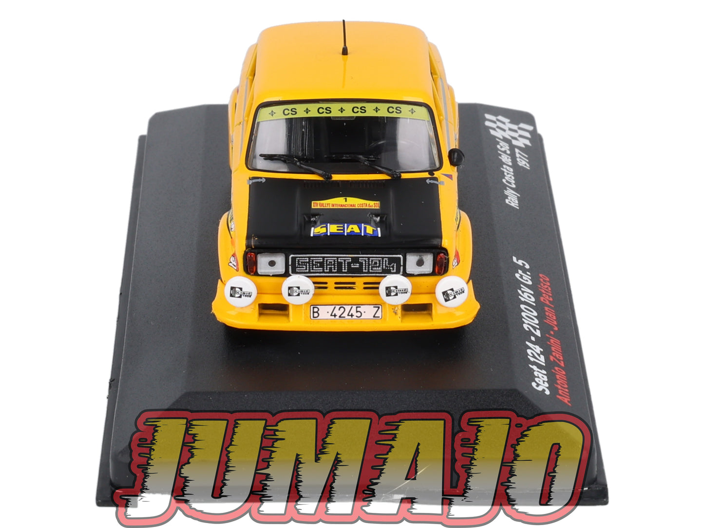 RES13 1/43 IXO Altaya Rallye Espagne SEAT 124 2100 1977 #1 A.Zanini