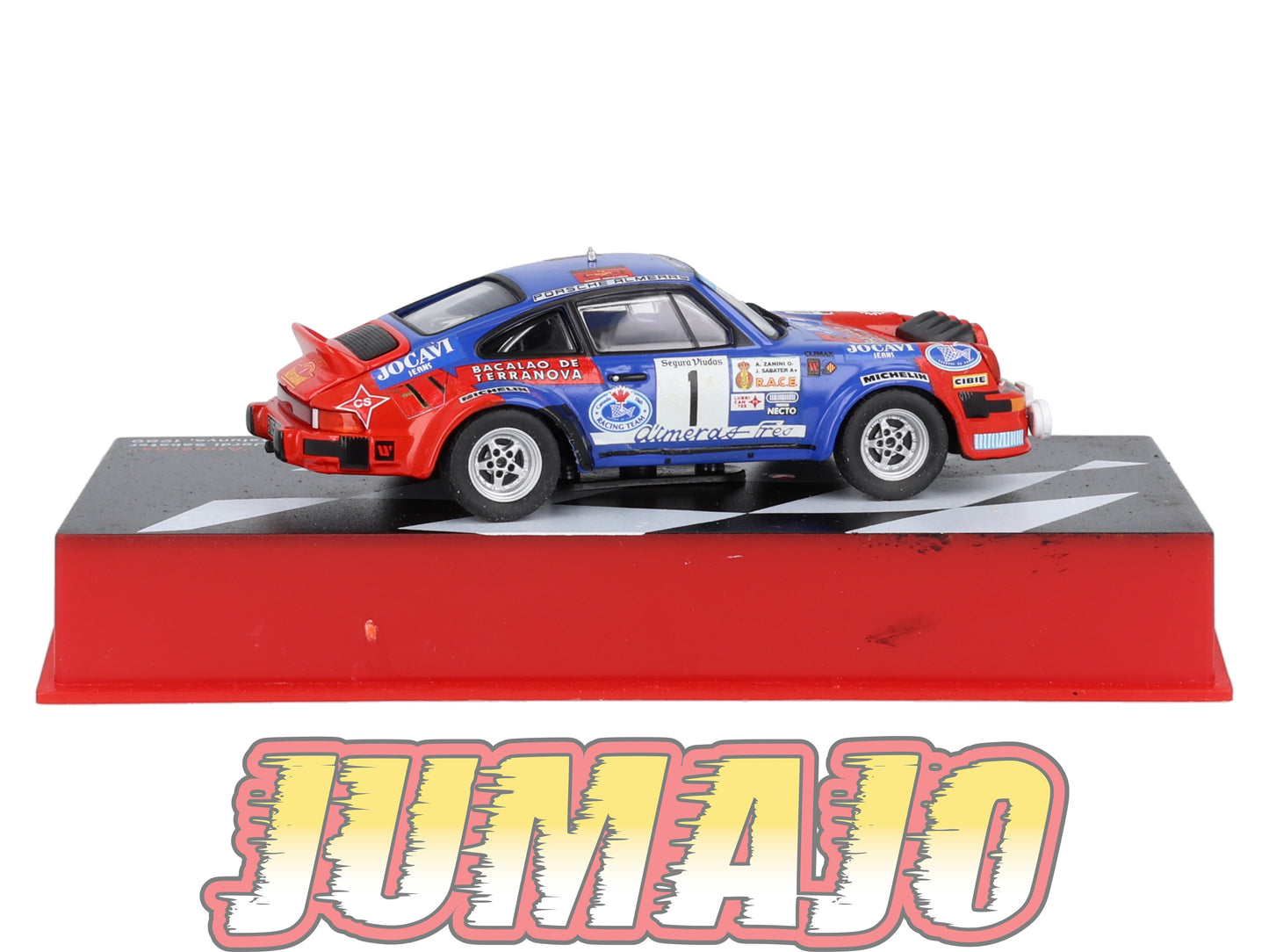 RSP1 Voiture Rallye 1/43 IXO Altaya : PORSCHE 911 SC Alméras Catalunya A.Zanini #1 1980