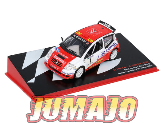 RESZ Voiture Rallye 1/43 IXO Altaya : CITROEN C2 Super 1600 D.Sordo #1 2005