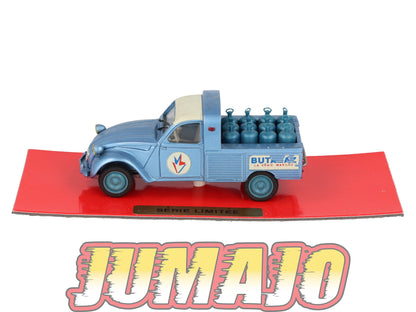 REV9 Voiture 1/43 NOREV Coffret Ligne Noire CITROEN 2CV Butagaz abimé