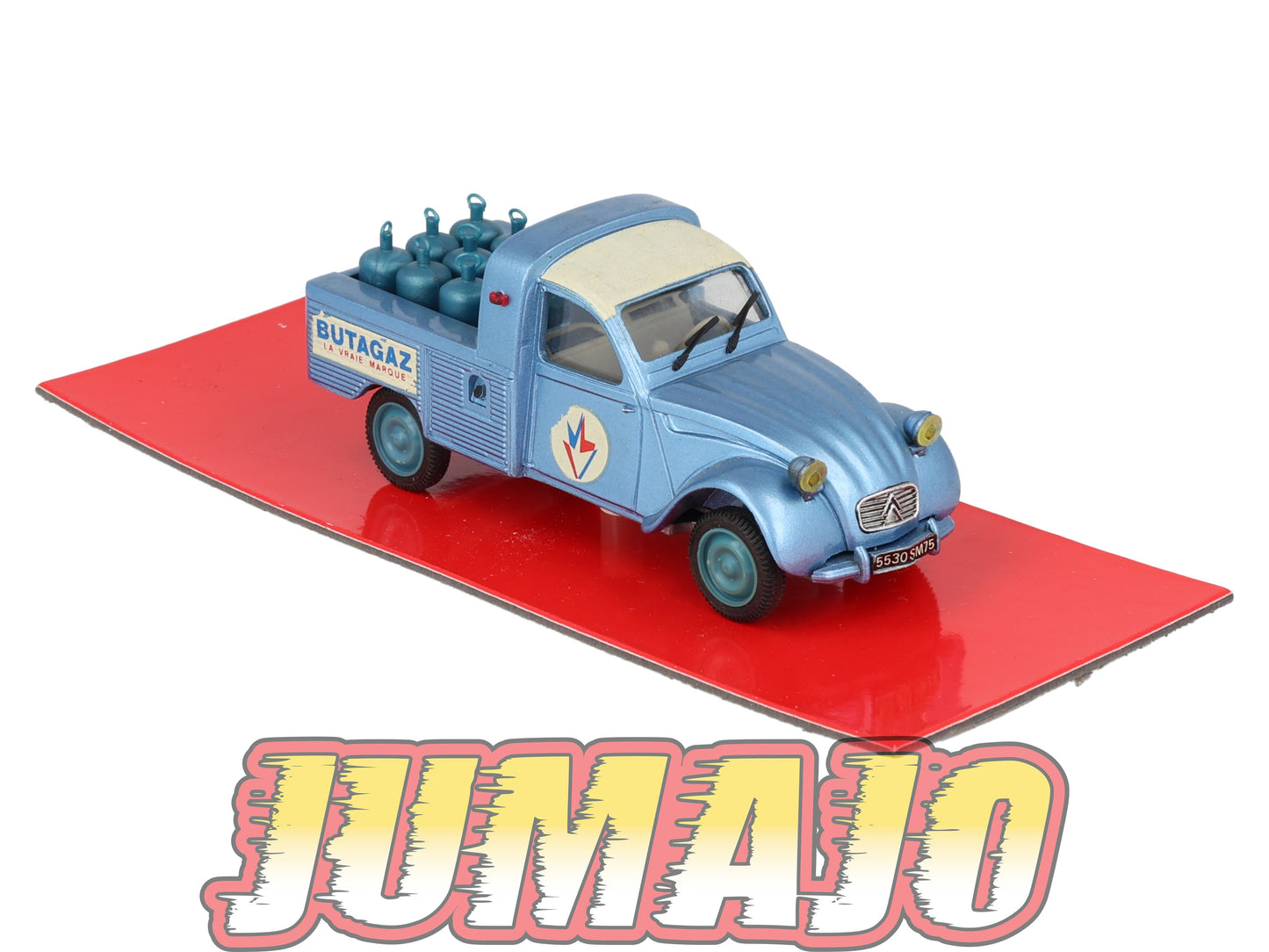 REV9 Voiture 1/43 NOREV Coffret Ligne Noire CITROEN 2CV Butagaz abimé