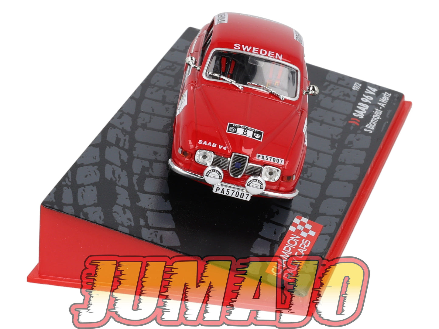 RF10 voiture 1/43 IXO Altaya Rallye Finlande SAAB 96 V4 #8 S.Blomqvist 1972