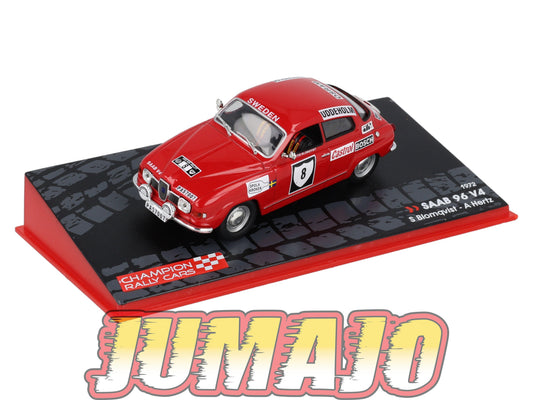 RF10 voiture 1/43 IXO Altaya Rallye Finlande SAAB 96 V4 #8 S.Blomqvist 1972