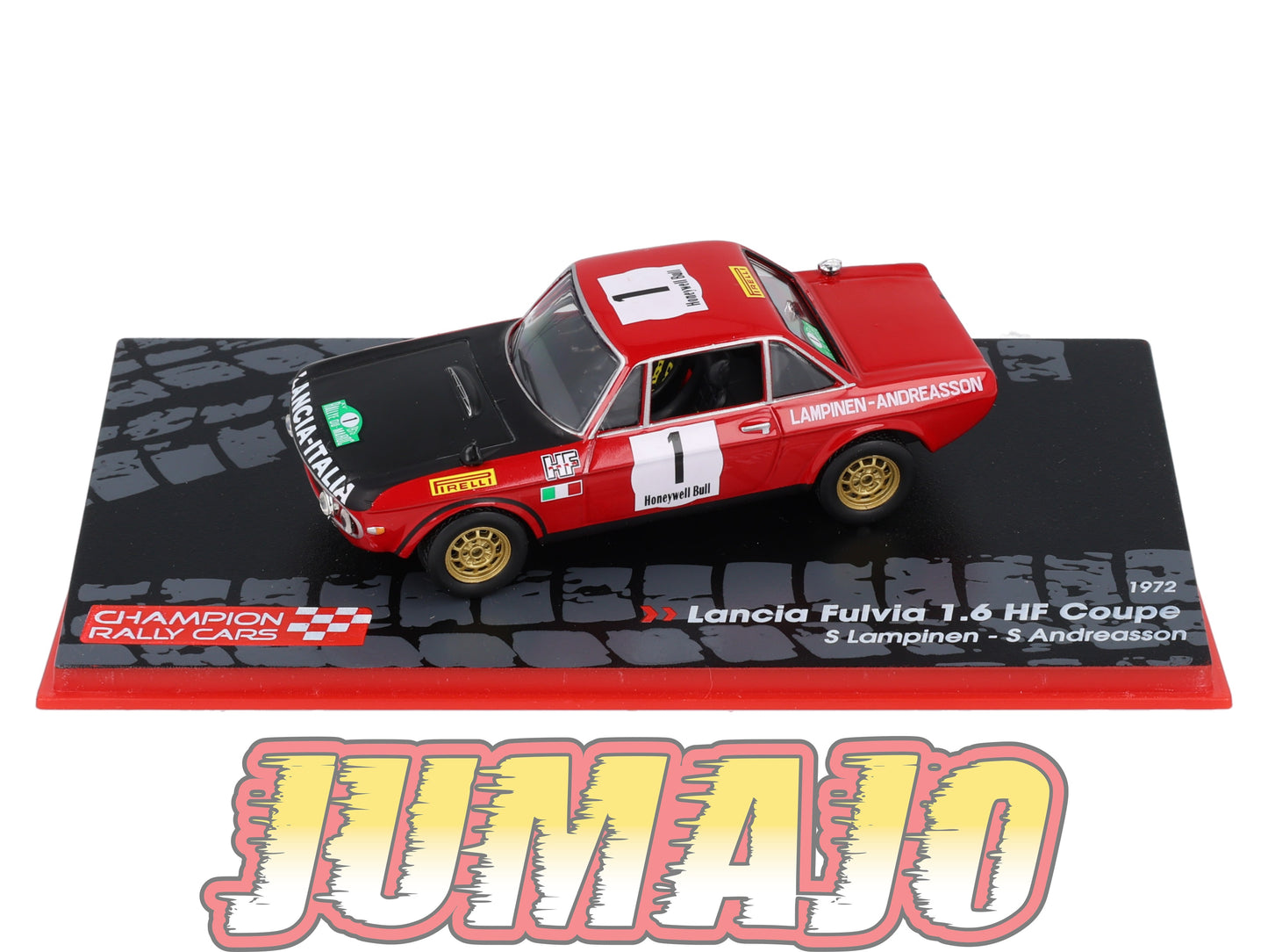 RF1 1/43 IXO Altaya Rallye Finlande LANCIA Fulvia 1.6 HF Coupe S.Lampinen 1972 #1