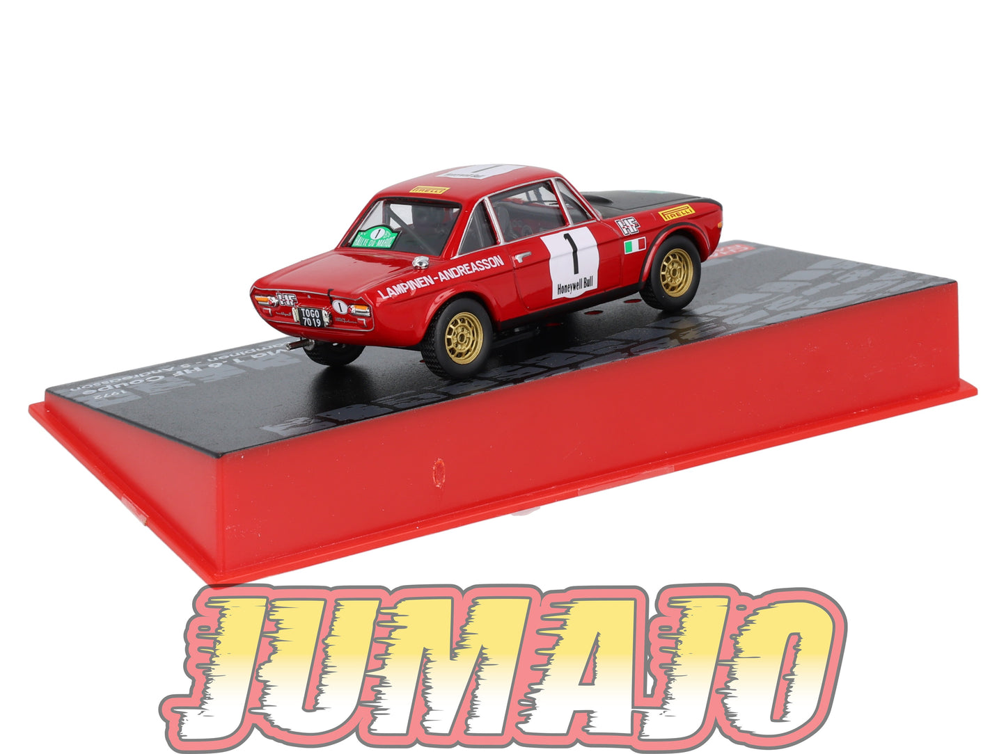 RF1 1/43 IXO Altaya Rallye Finlande LANCIA Fulvia 1.6 HF Coupe S.Lampinen 1972 #1