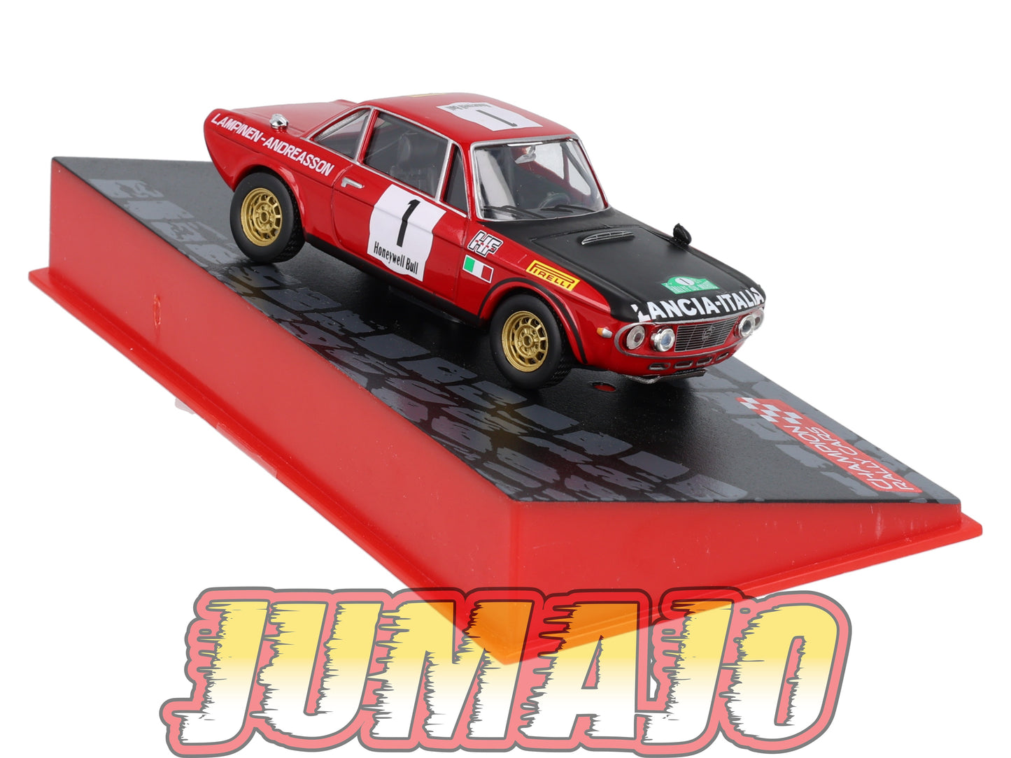 RF1 1/43 IXO Altaya Rallye Finlande LANCIA Fulvia 1.6 HF Coupe S.Lampinen 1972 #1