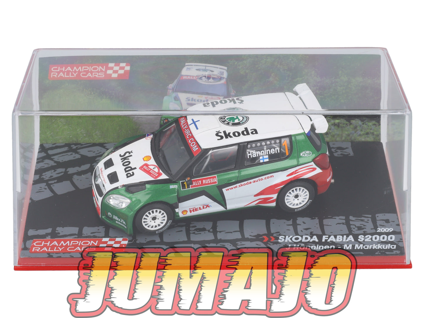 RF2 1/43 IXO Altaya Rallye Finlande SKODA Fabia S2000 J.Hanninen 2009 #1