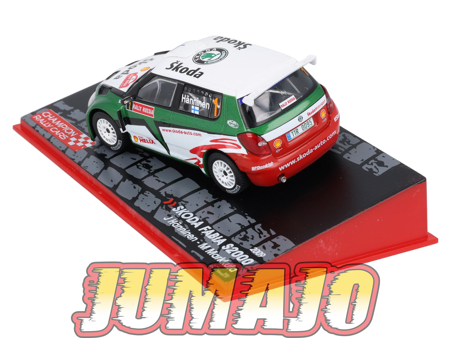 RF2 1/43 IXO Altaya Rallye Finlande SKODA Fabia S2000 J.Hanninen 2009 #1