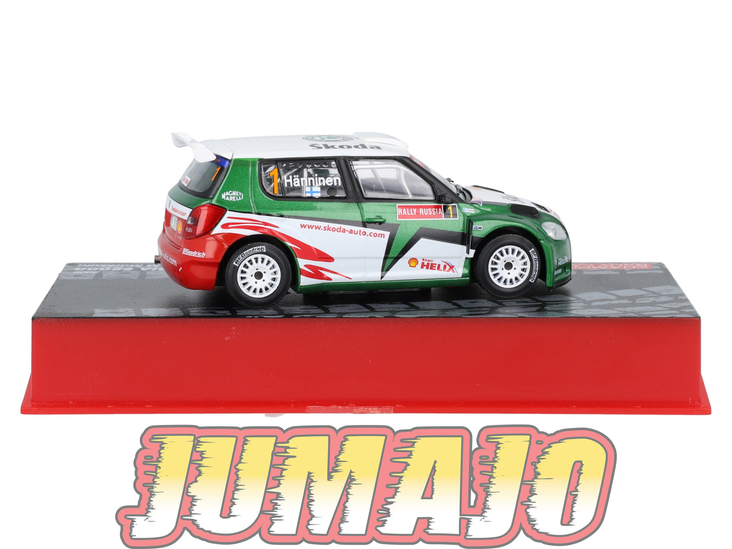 RF2 1/43 IXO Altaya Rallye Finlande SKODA Fabia S2000 J.Hanninen 2009 #1