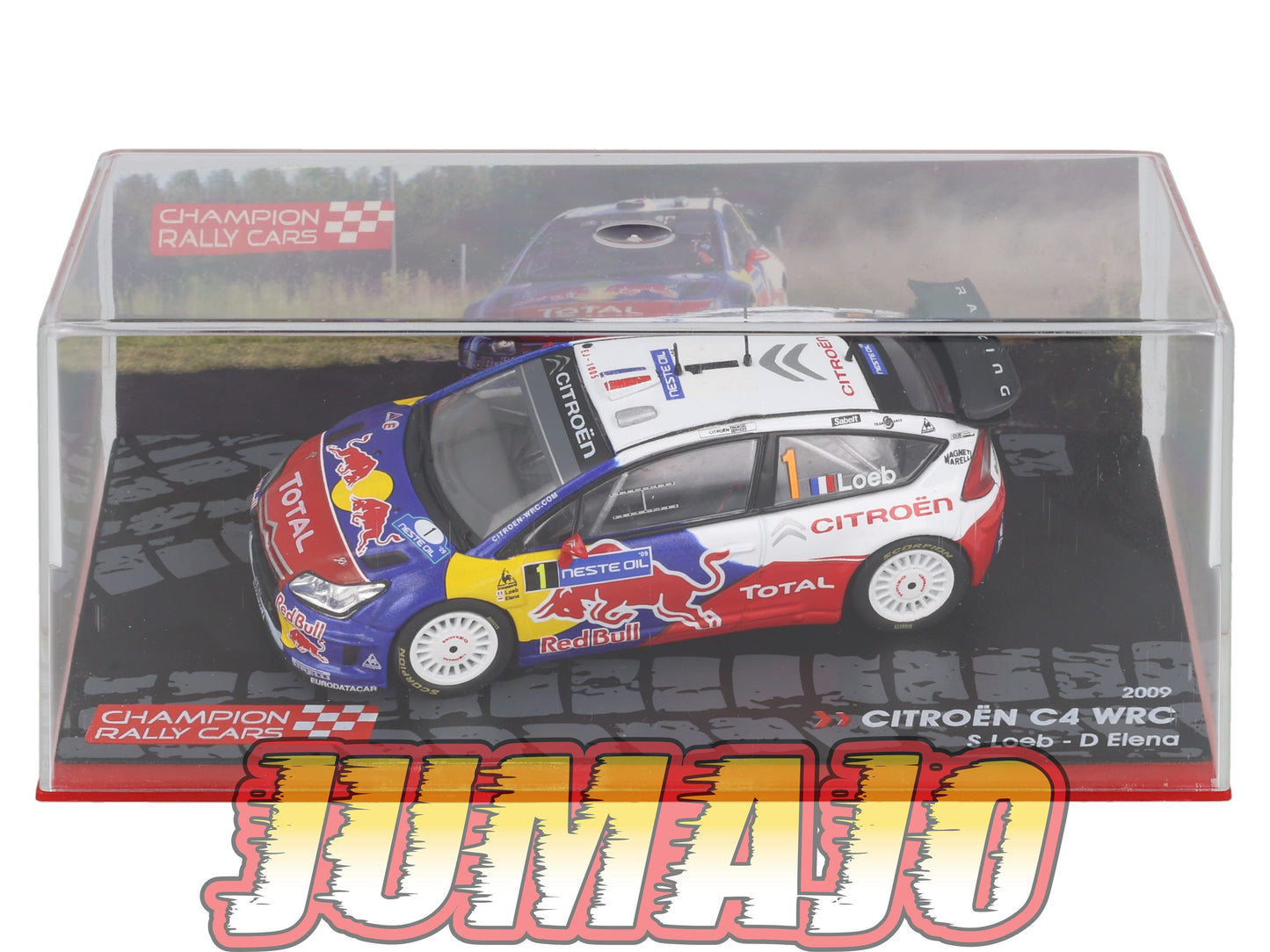 RF401 voiture 1/43 IXO Altaya Rallye Finlande CITROËN C4 WRC #1 S.Loeb 2009