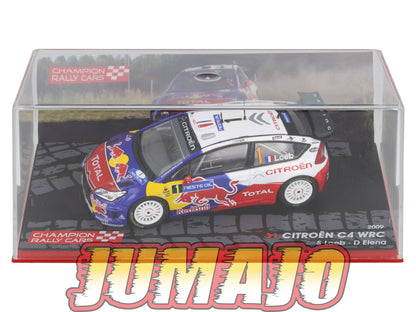 RF401 voiture 1/43 IXO Altaya Rallye Finlande CITROËN C4 WRC #1 S.Loeb 2009