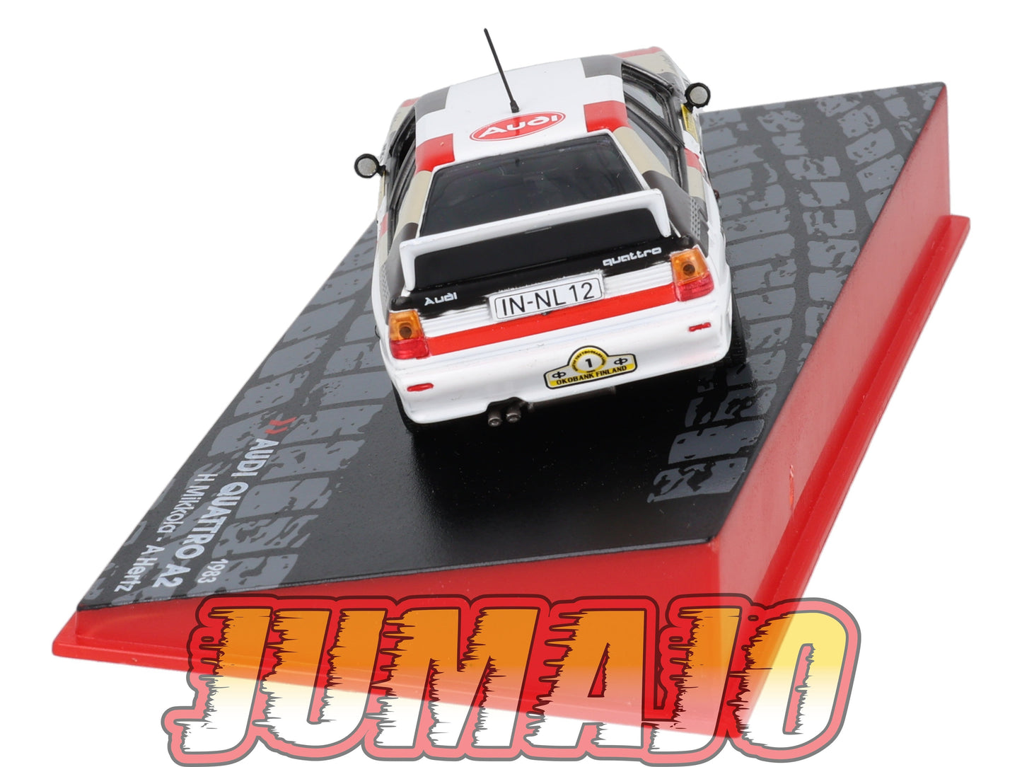 RF402 voiture 1/43 IXO Altaya Rallye Finlande AUDI QUATTRO A2 #1 H.Mikkola 1983