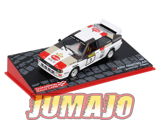 RF402 voiture 1/43 IXO Altaya Rallye Finlande AUDI QUATTRO A2 #1 H.Mikkola 1983