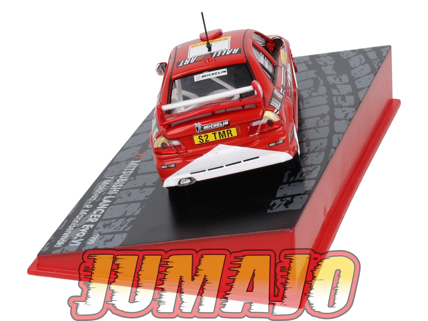 RF403 voiture 1/43 IXO Altaya Rallye Finlande MITSUBISHI LANCER Evo VI #1 T.Mäkinen 1999