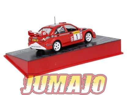 RF403 voiture 1/43 IXO Altaya Rallye Finlande MITSUBISHI LANCER Evo VI #1 T.Mäkinen 1999