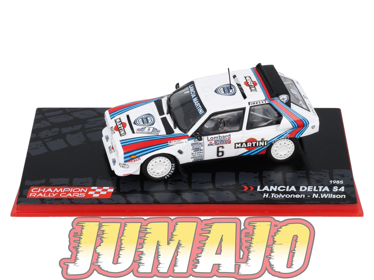 RF54 voiture 1/43 IXO Altaya Rallye Finlande LANCIA DELTA S4 #6 H.Toivonen 1985