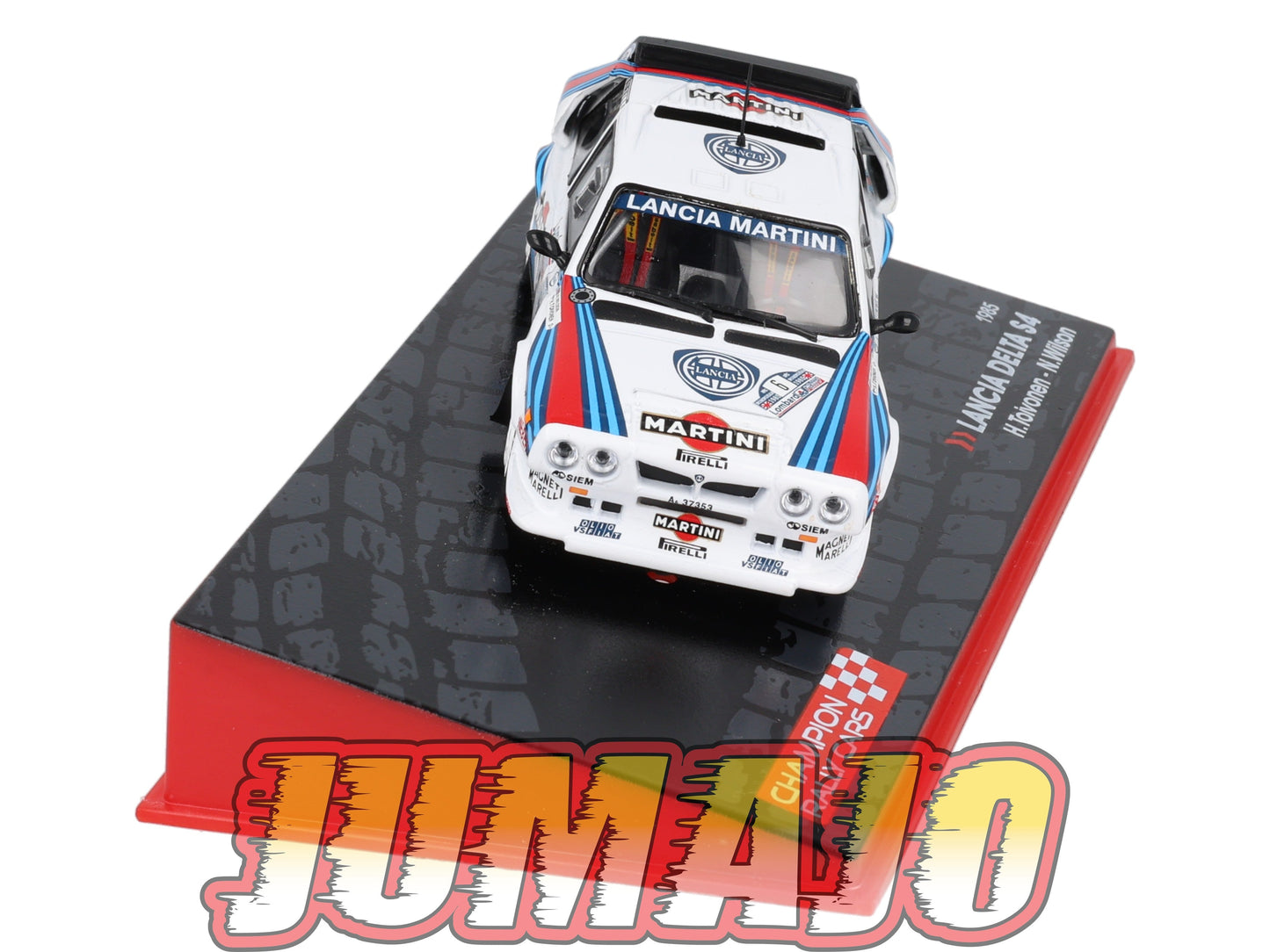 RF54 voiture 1/43 IXO Altaya Rallye Finlande LANCIA DELTA S4 #6 H.Toivonen 1985