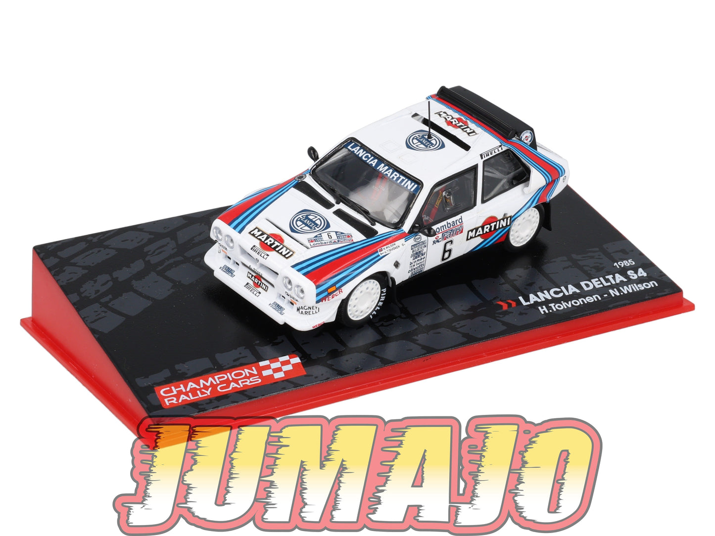 RF54 voiture 1/43 IXO Altaya Rallye Finlande LANCIA DELTA S4 #6 H.Toivonen 1985