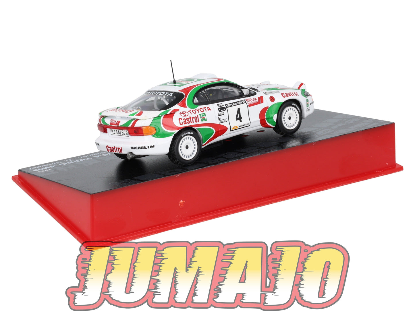 RF6 voiture 1/43 IXO Altaya Rallye Finlande TOYOTA CELICA TURBO 4WD #4 J.Kankkunen 1993