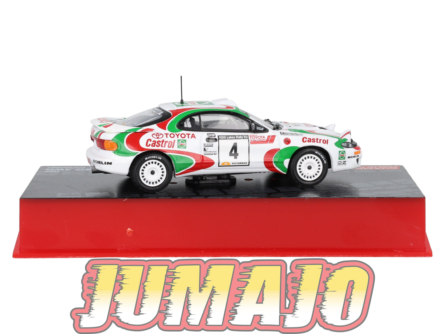 RF6 voiture 1/43 IXO Altaya Rallye Finlande TOYOTA CELICA TURBO 4WD #4 J.Kankkunen 1993