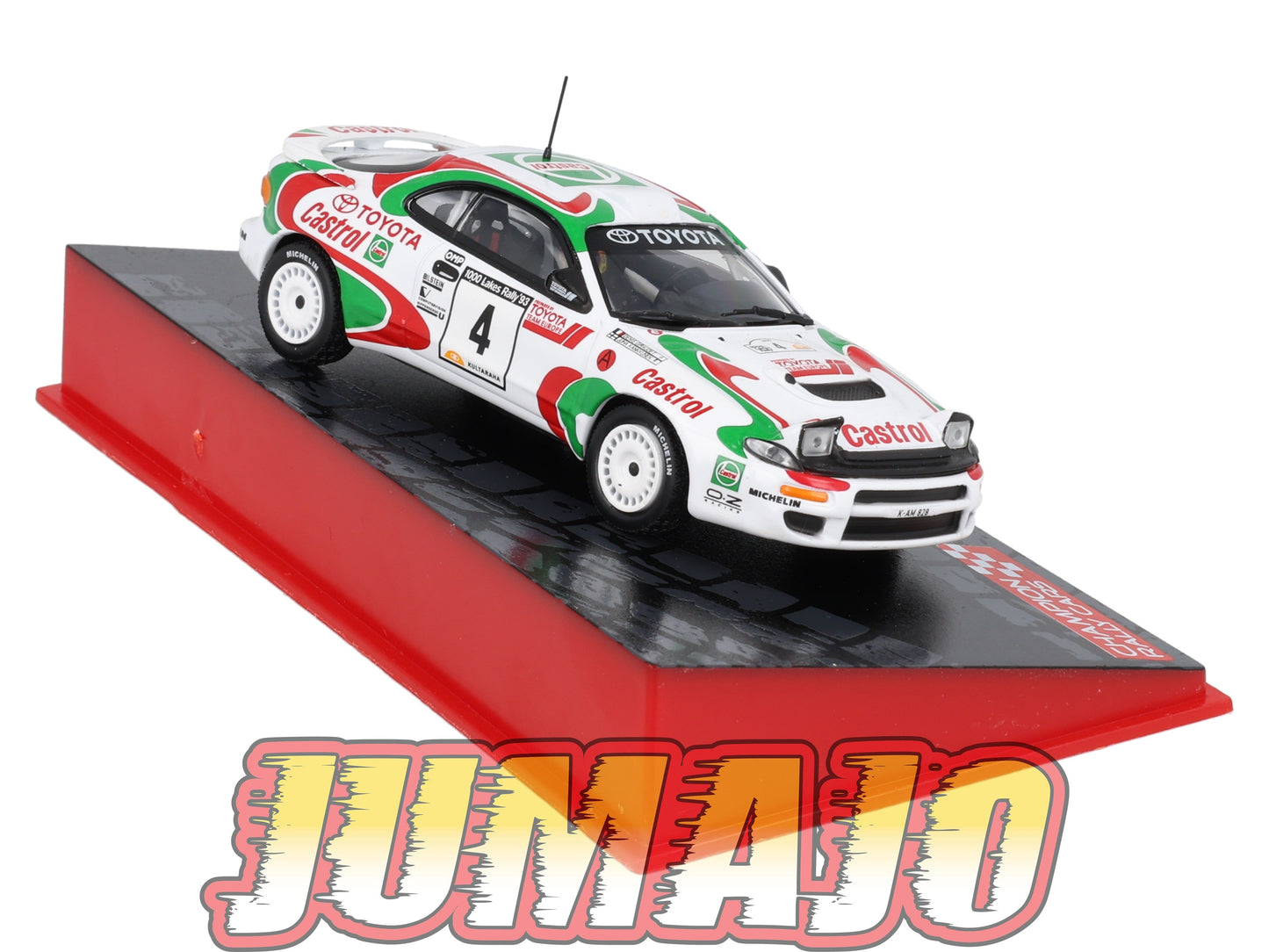 RF6 voiture 1/43 IXO Altaya Rallye Finlande TOYOTA CELICA TURBO 4WD #4 J.Kankkunen 1993
