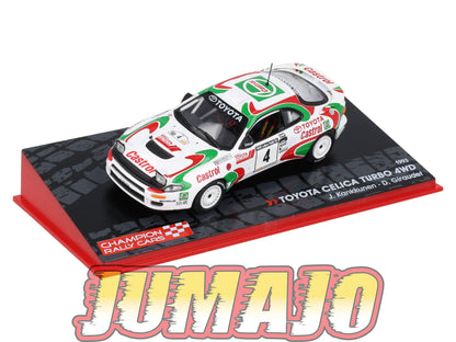 RF6 voiture 1/43 IXO Altaya Rallye Finlande TOYOTA CELICA TURBO 4WD #4 J.Kankkunen 1993