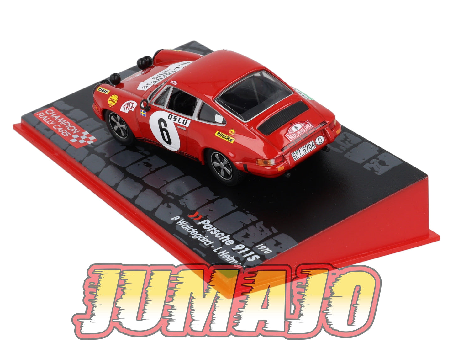 RF7 voiture 1/43 IXO Altaya Rallye Finlande PORSCHE 911S #6 B.Waldegård 1970