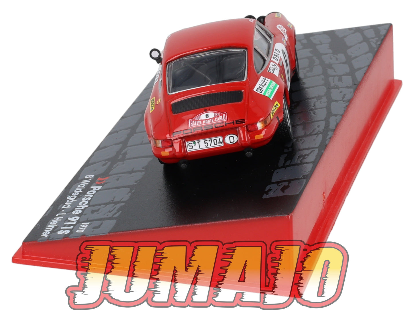 RF7 voiture 1/43 IXO Altaya Rallye Finlande PORSCHE 911S #6 B.Waldegård 1970