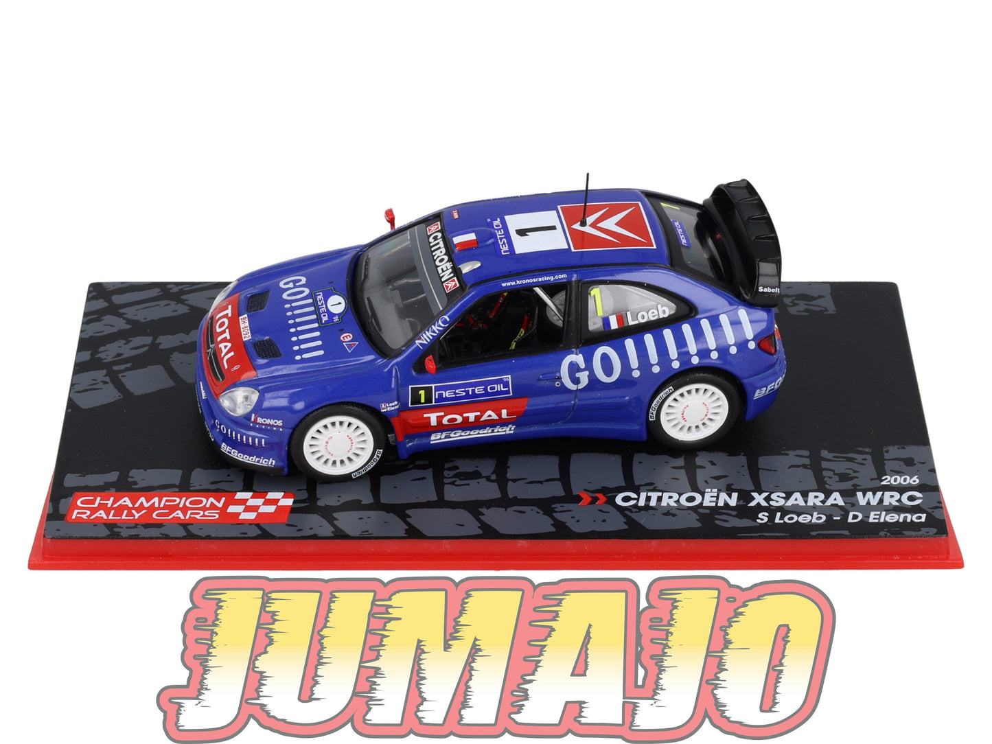 RF8 voiture 1/43 IXO Altaya Rallye Finlande CITROËN XSARA WRC #1 S.Loeb 2006