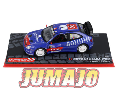 RF8 voiture 1/43 IXO Altaya Rallye Finlande CITROËN XSARA WRC #1 S.Loeb 2006