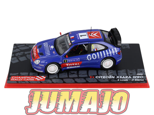 RF8 voiture 1/43 IXO Altaya Rallye Finlande CITROËN XSARA WRC #1 S.Loeb 2006