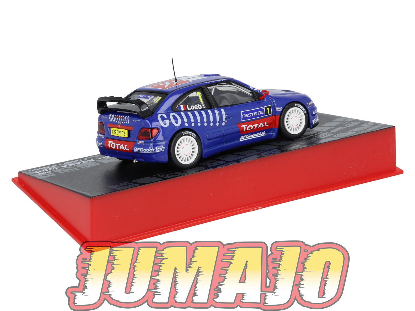 RF8 voiture 1/43 IXO Altaya Rallye Finlande CITROËN XSARA WRC #1 S.Loeb 2006